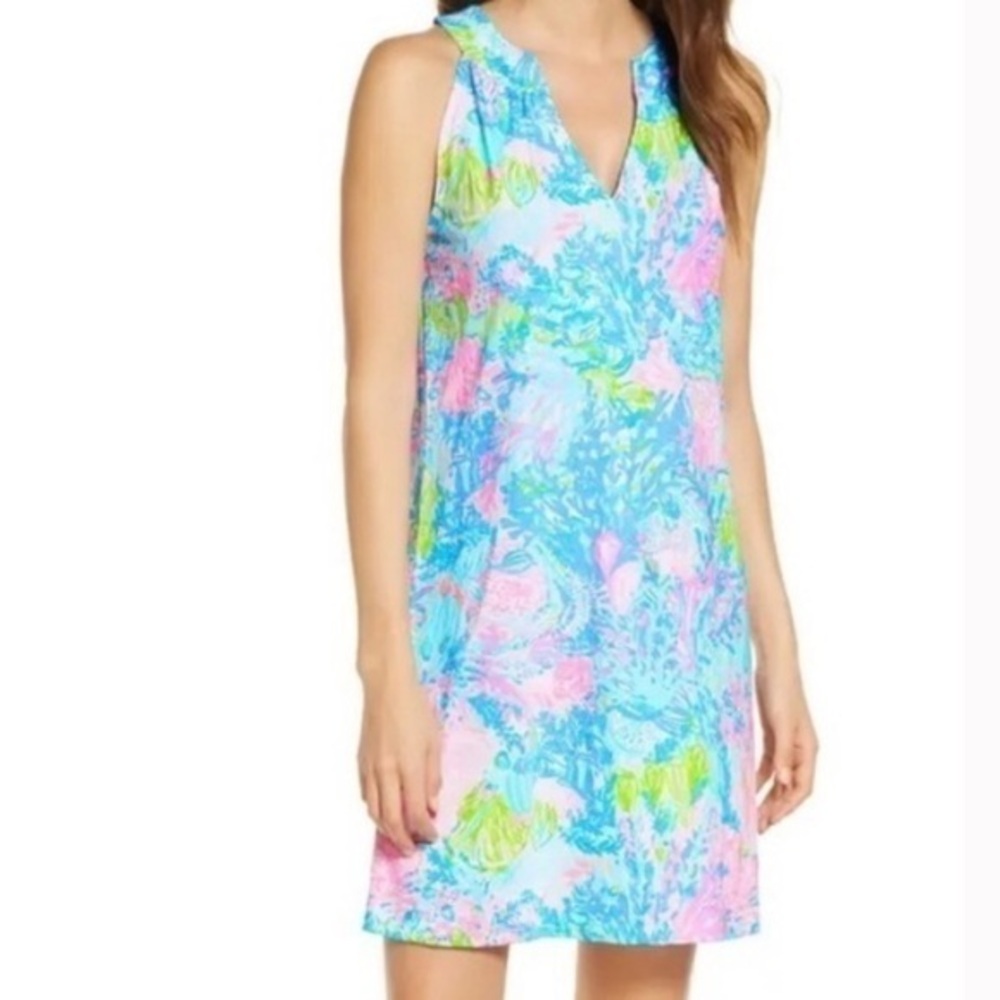 Lilly Pulitzer Ross dress finish my wish size L new nwt